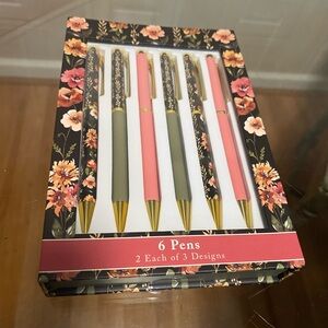 Beautiful 3 Different Designs Lady  Jayne Ltd  6 Pen Stylos